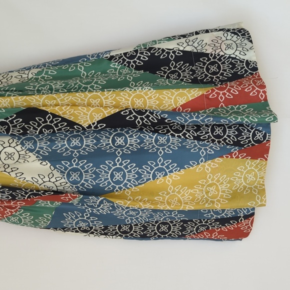 BCBGMaxAzria | 100% SILK Patchwork Babydoll Dress - Picture 5 of 14